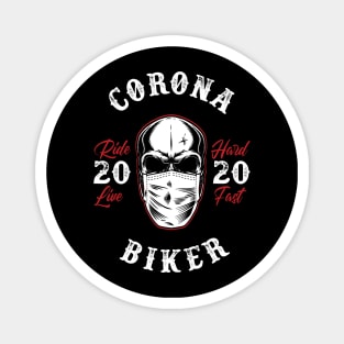 Corona Biker - Skull Mask Magnet